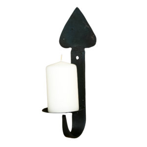 Single Black Wall Mounted Candle Holder 8