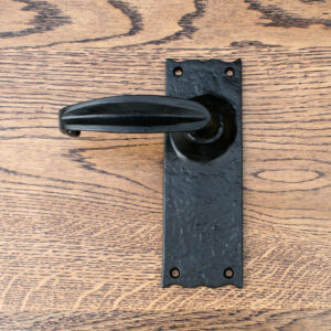 black tudor door handle